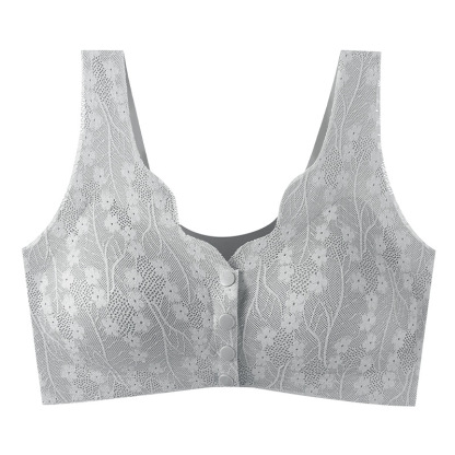 Front closure anti-sagging seamless bra for woman