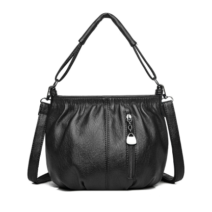 Women's design sense leather bag