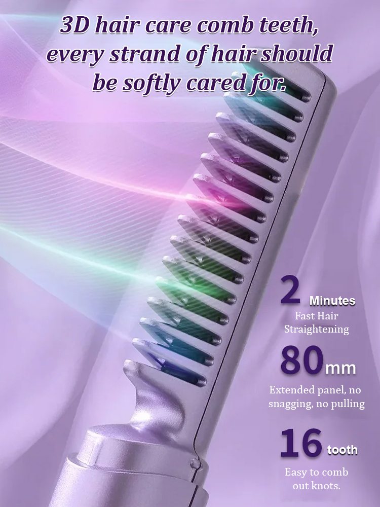 Digital Cordless Hair Straightening Comb