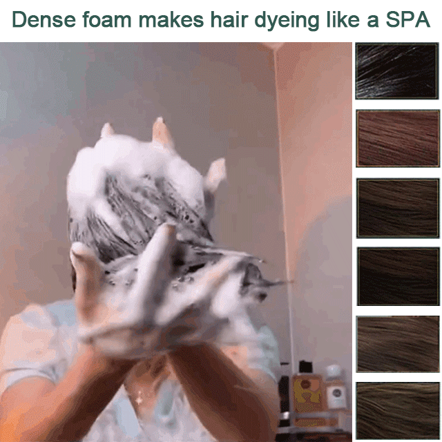 [Plant extract] Plant bubble hair dye