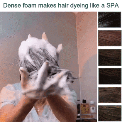 [Plant extract] Plant bubble hair dye