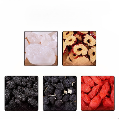 Black wolfberry mulberry red date tea