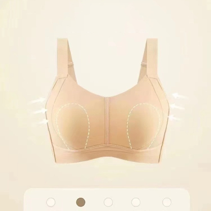 Anti-sagging large breast support armpit fat control bra