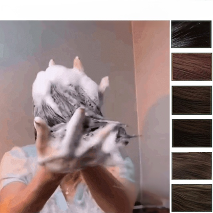 [Plant extract] Plant bubble hair dye