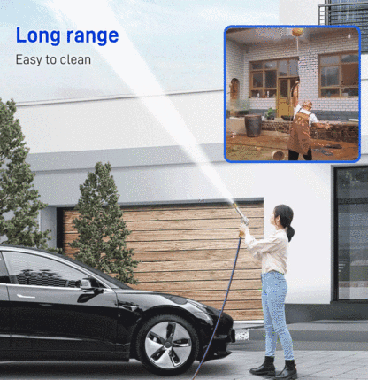 Home car washing long rod gun