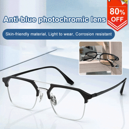 Anti blue presbyopic glasses