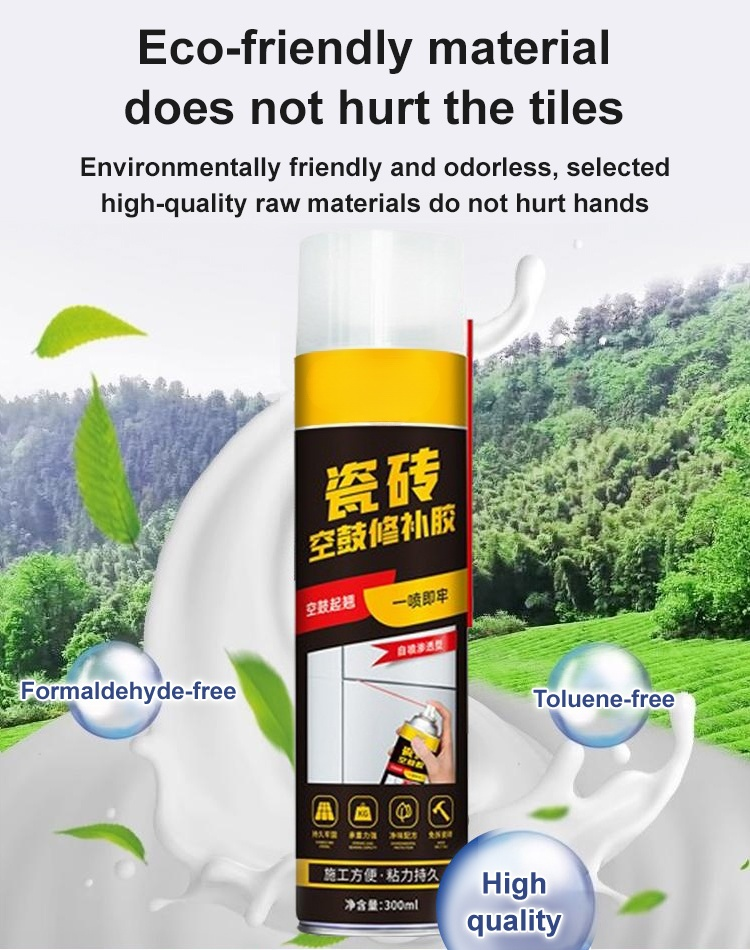Special adhesive for tile hollow drum