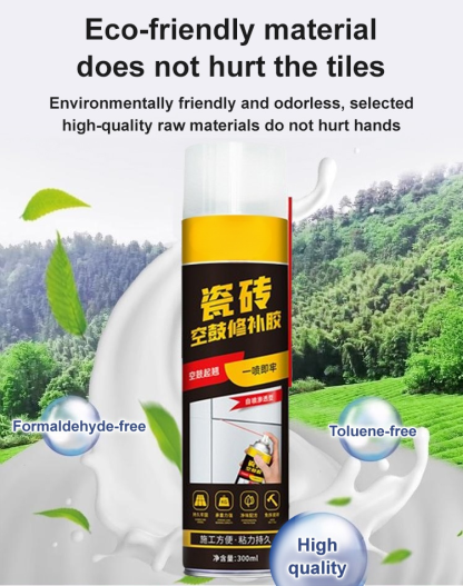 Special adhesive for tile hollow drum