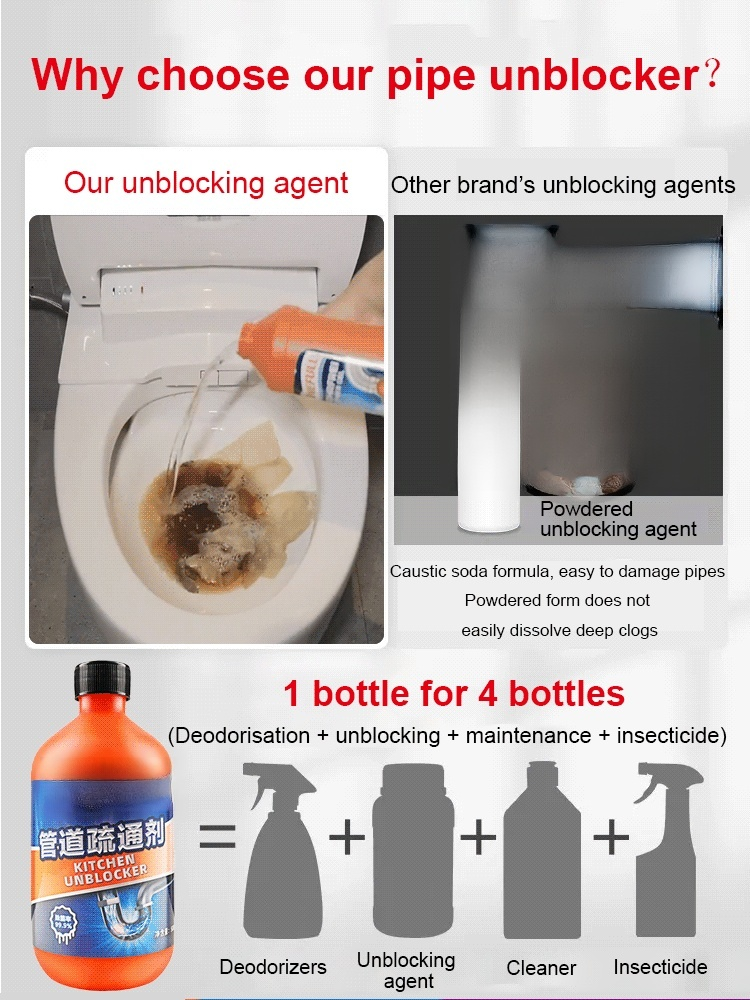 [One Drop] Pipe Clearing Dissolving Agent