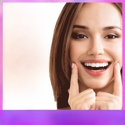 Whitening artificial teeth dentures