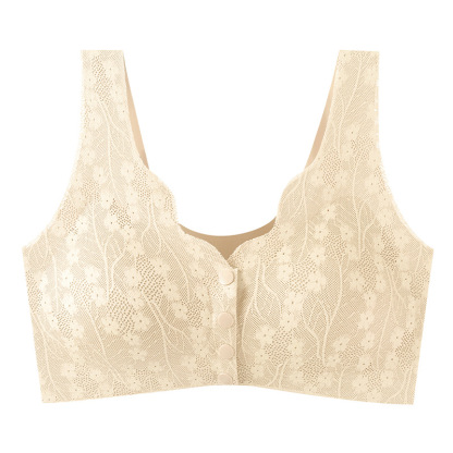 Front closure anti-sagging seamless bra for woman