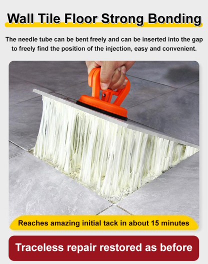 Special adhesive for tile hollow drum