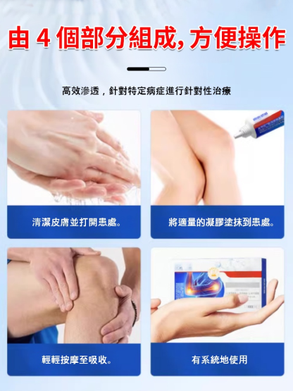 關節問題不再犯 - 關節型醫用退熱凝膠