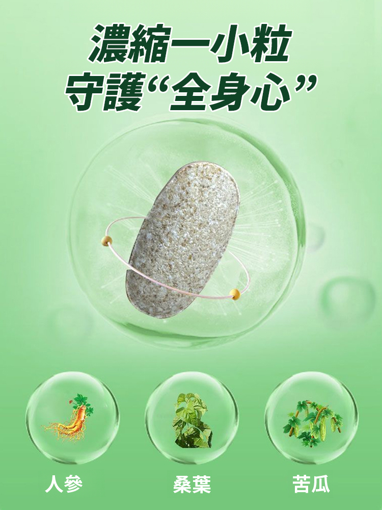 【專業降血糖】人參苦瓜桑葉片