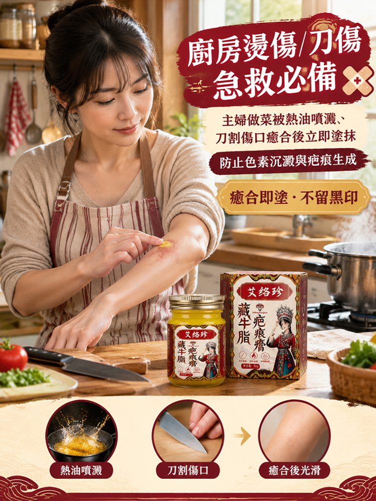 藏牛脂草本疤痕膏