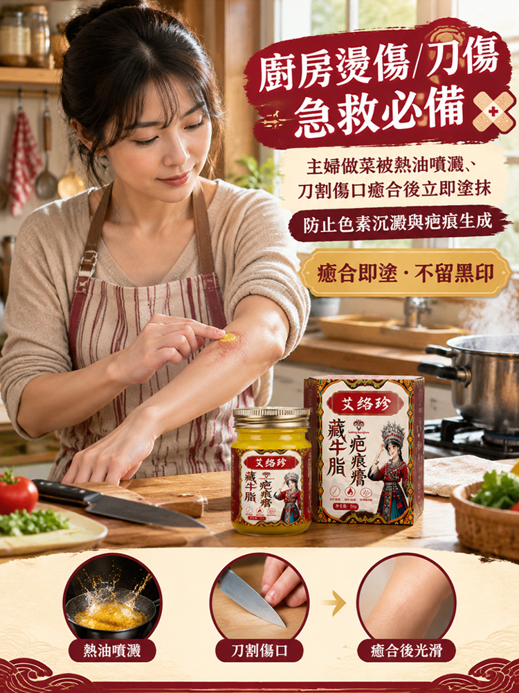 藏牛脂草本疤痕膏