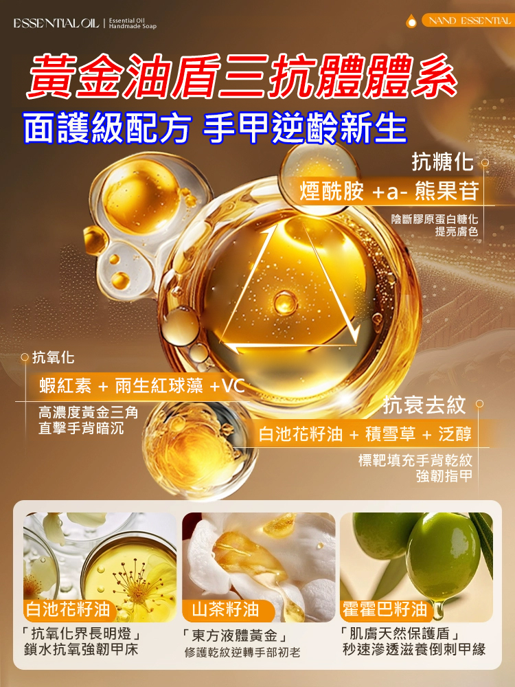 【醫美級嫩白淡紋】手部精華油