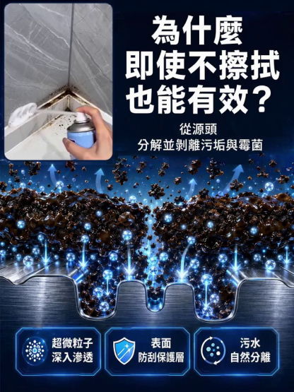 泡泡強效去污清潔劑