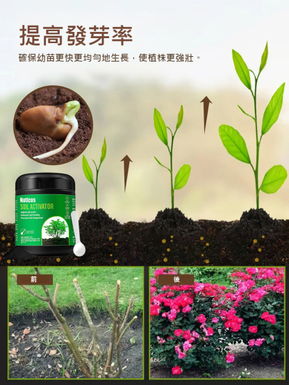 【死了也能活】土壤營養活化劑