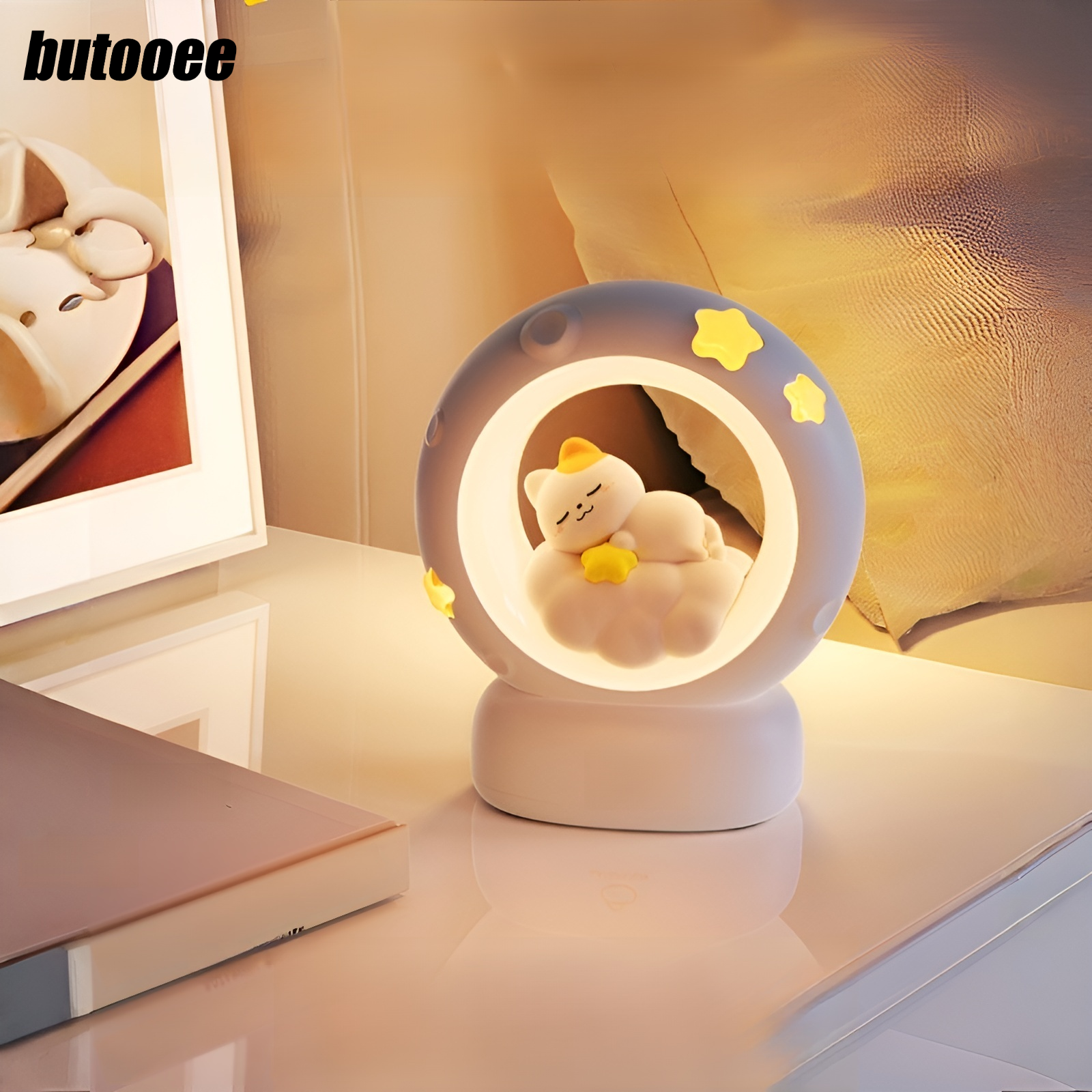 โคมไฟกลางคืนน่ารักใหม่ (2 ชิ้น)