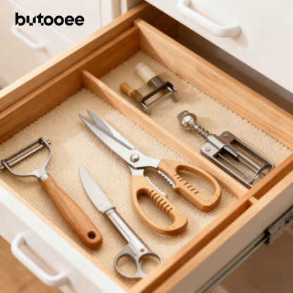 กรรไกรด้ามสีไม้ธรรมชาติ