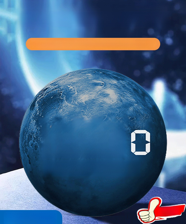 นาฬิกาอิเล็กทรอนิกส์ดาวเคราะห์LED ที่เรียบง่ายและมีสไตล์