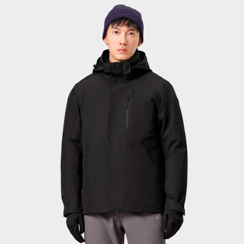【กันน้ำระดับฝนตกหนัก】เสื้อแจ็คเก็ตมีฮู้ด