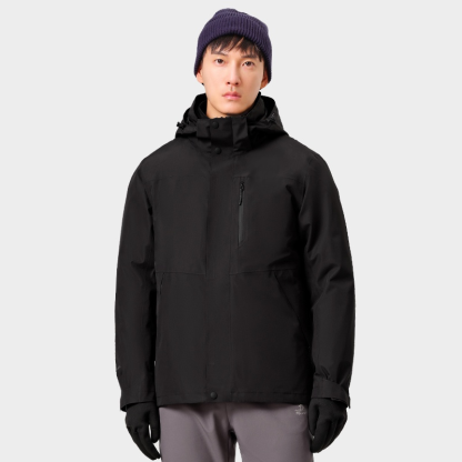 【กันน้ำระดับฝนตกหนัก】เสื้อแจ็คเก็ตมีฮู้ด