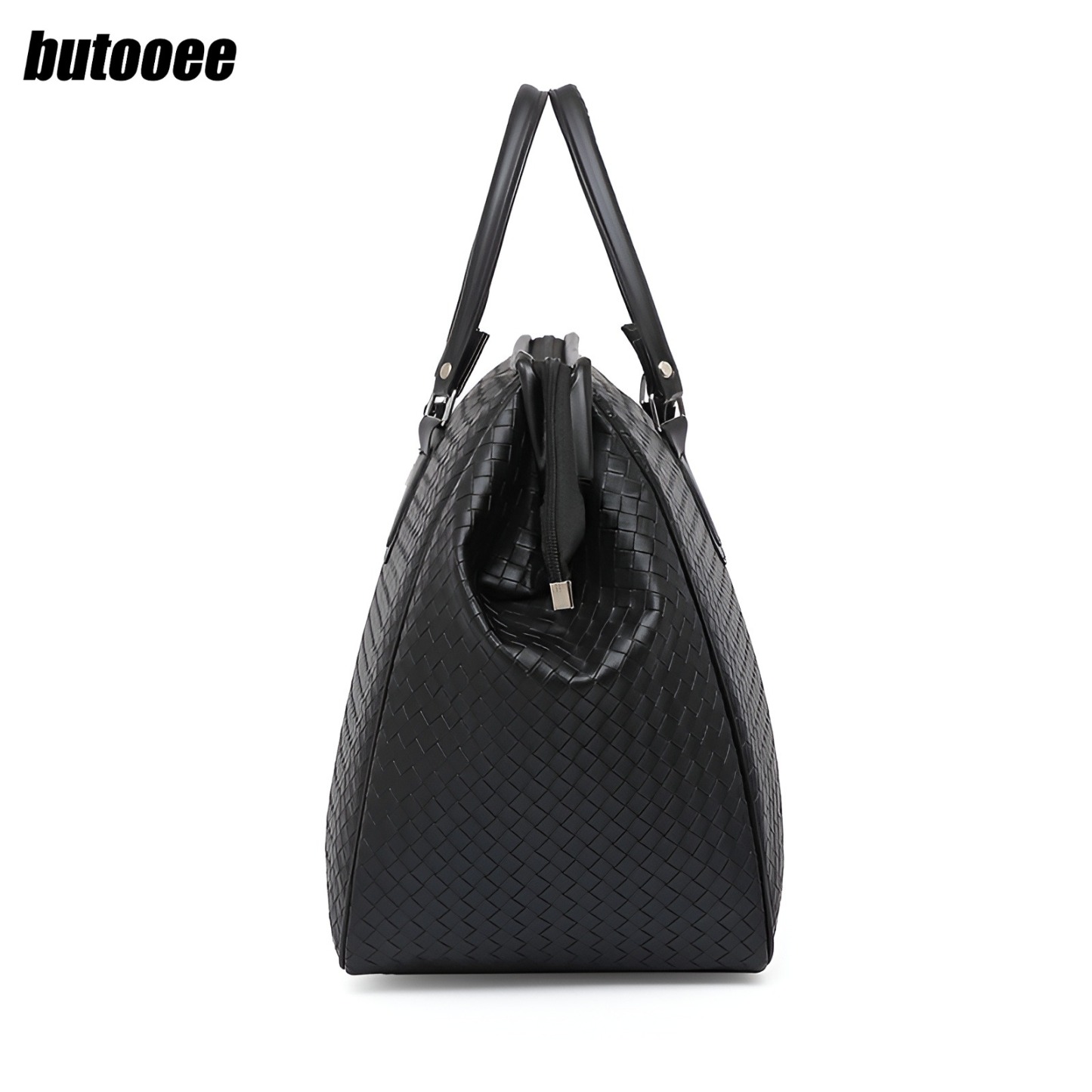 กระเป๋าถือแบบทอกันน้ำความจุขนาดใหญ่สำหรับผู้ชาย