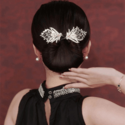 【นกยูงรำแพนหาง】อุปกรณ์เกล้าผมหรูหราและสง่างาม