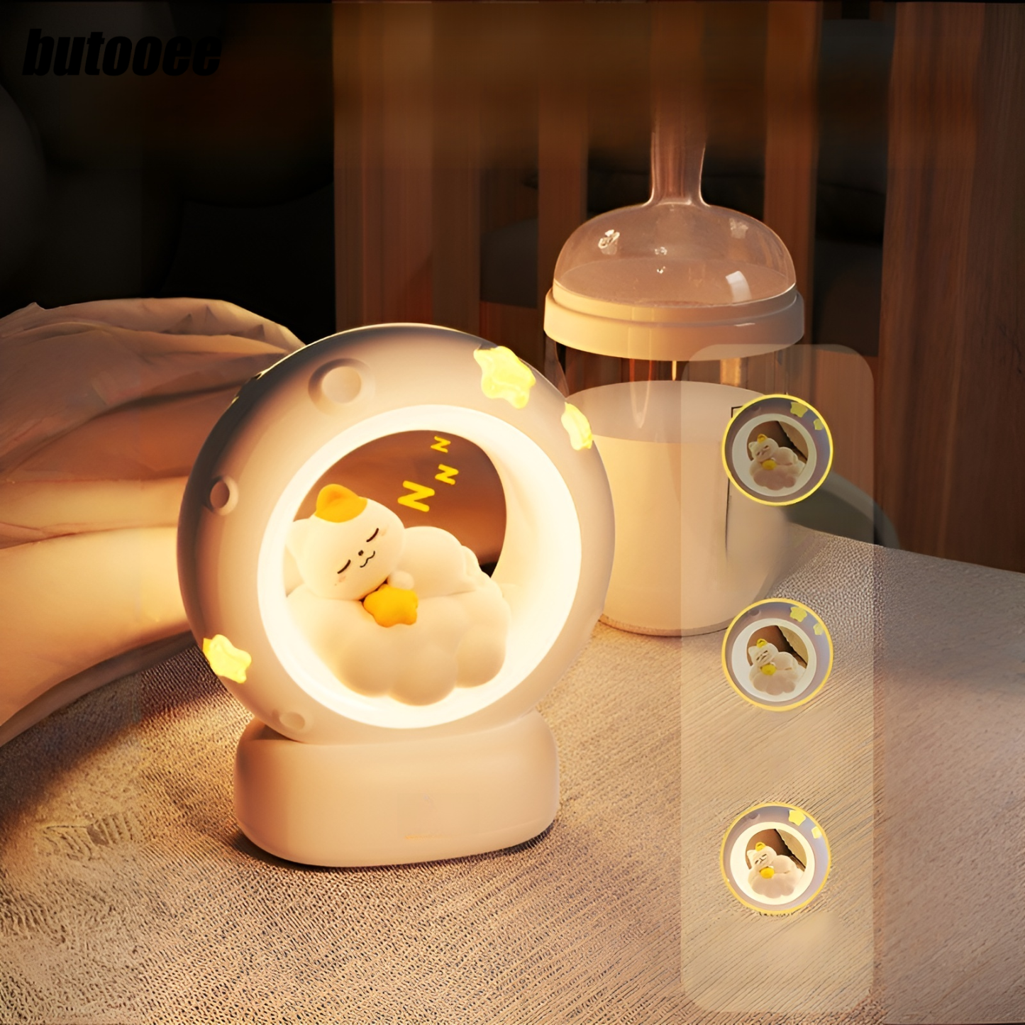 โคมไฟกลางคืนน่ารักใหม่ (2 ชิ้น)