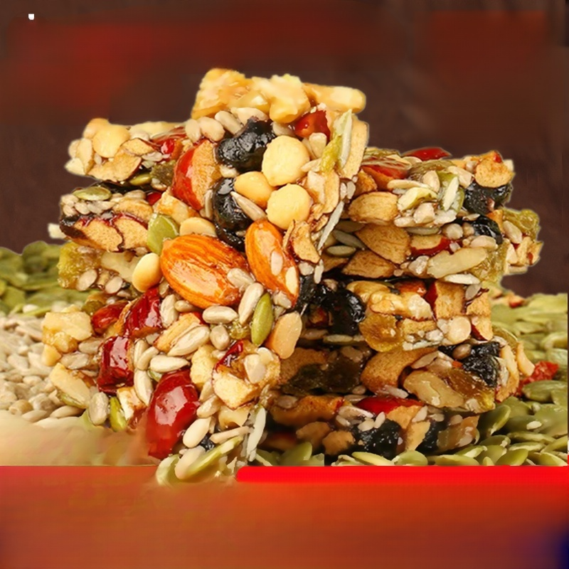 ถั่วผสม ขนมถั่วตัดแบบถั่วผลไม้แห้ง8ชนิด