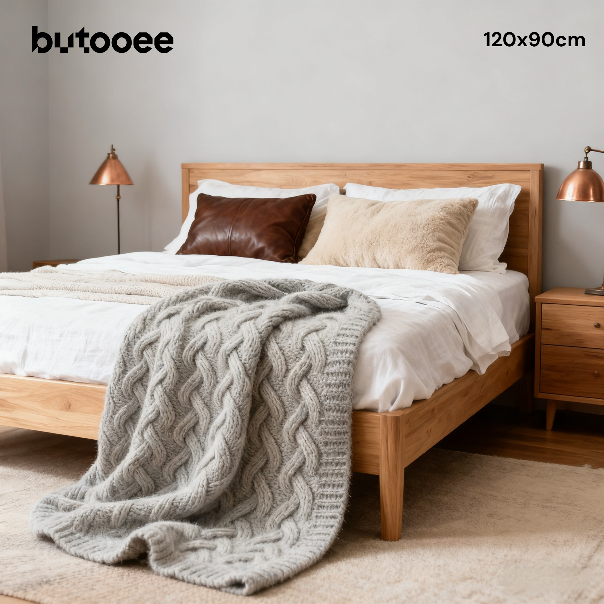 รายละเอียดเนื้อผ้าผ้าห่มถักขนหนู