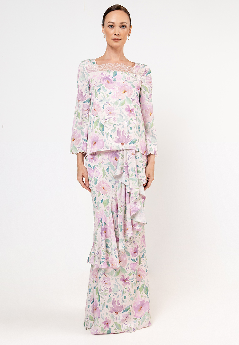 Eden - Multi Pink Print