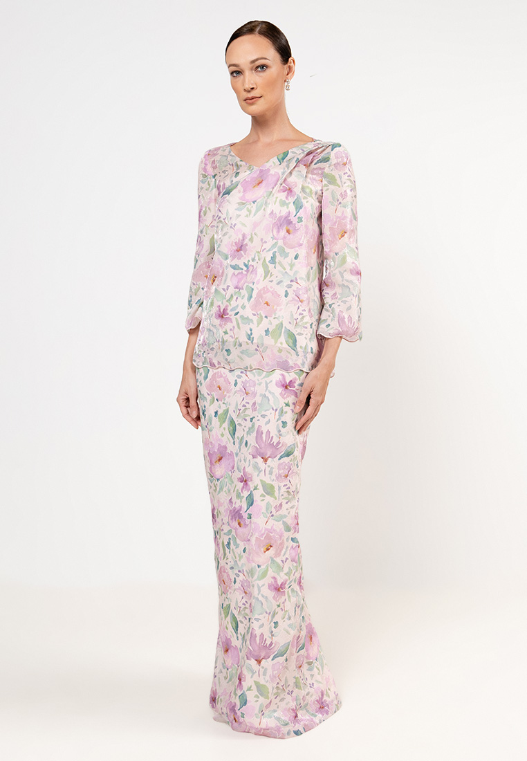 Yusra - Multi Pink Print