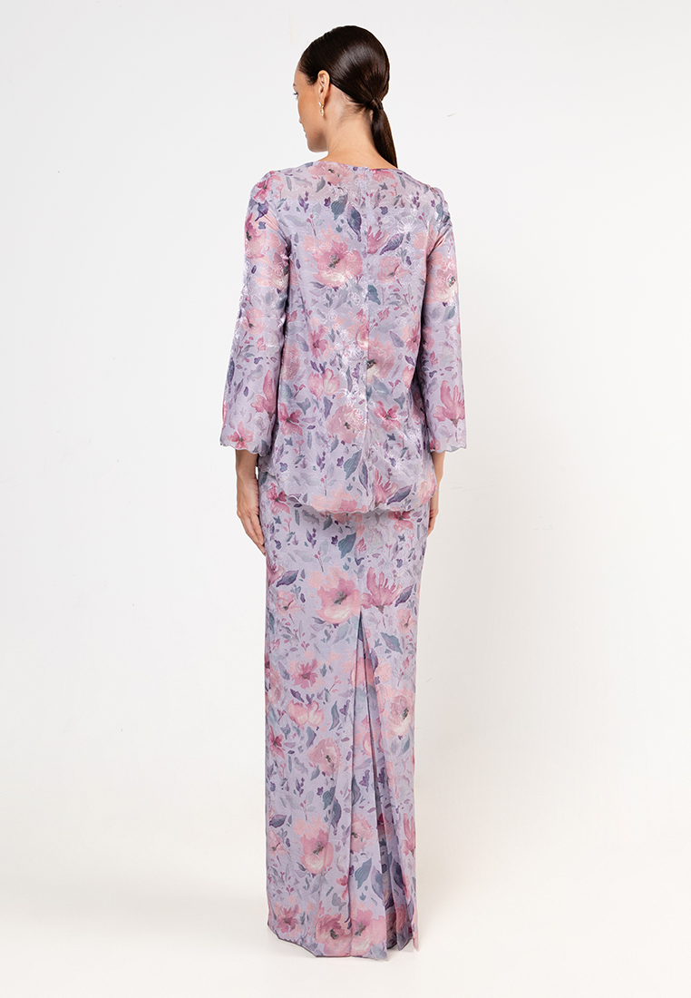 Yusra - Multi Lavender Print