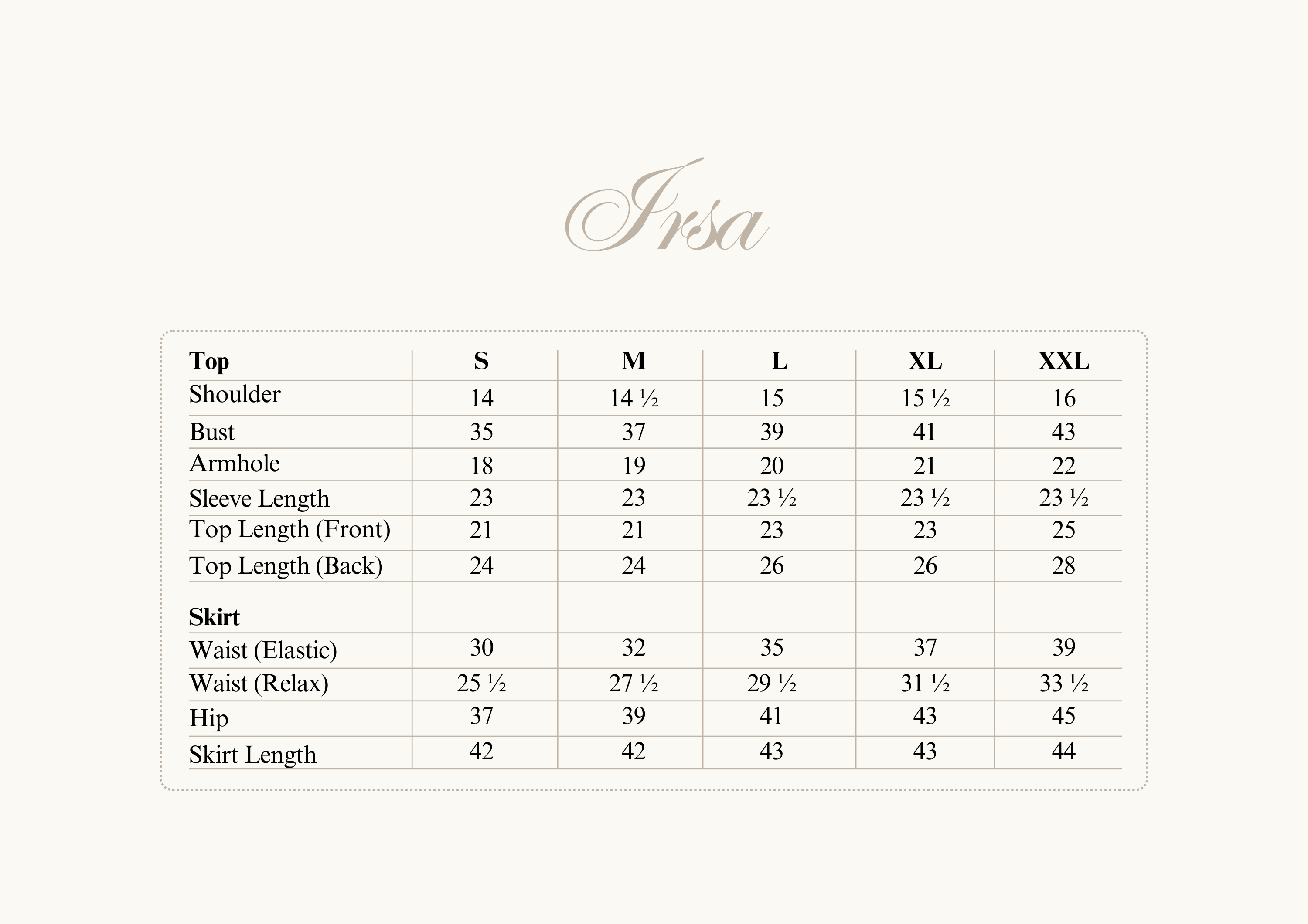 Irsa - Olive & Lilac