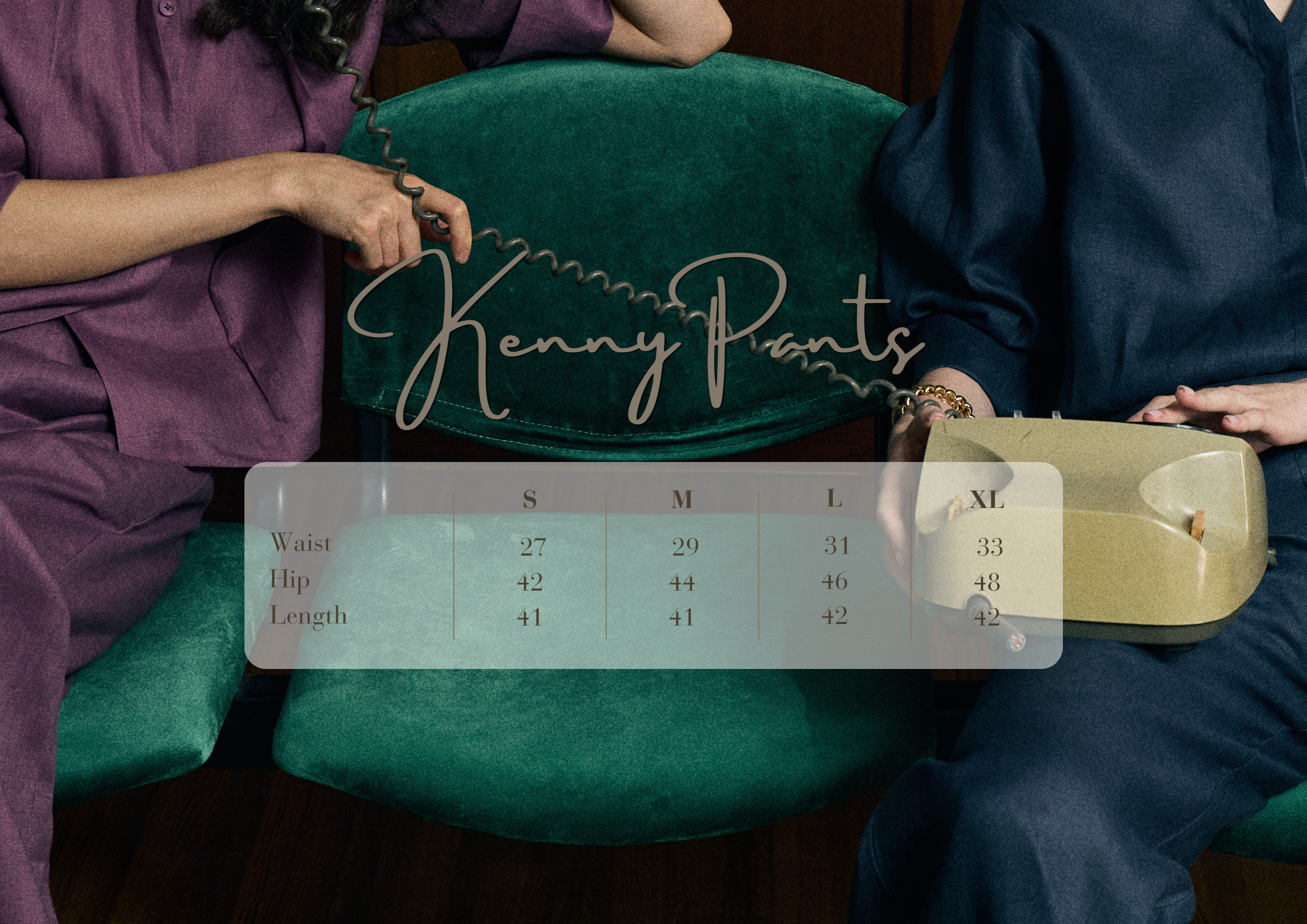 Kenny Pants - Eggplant