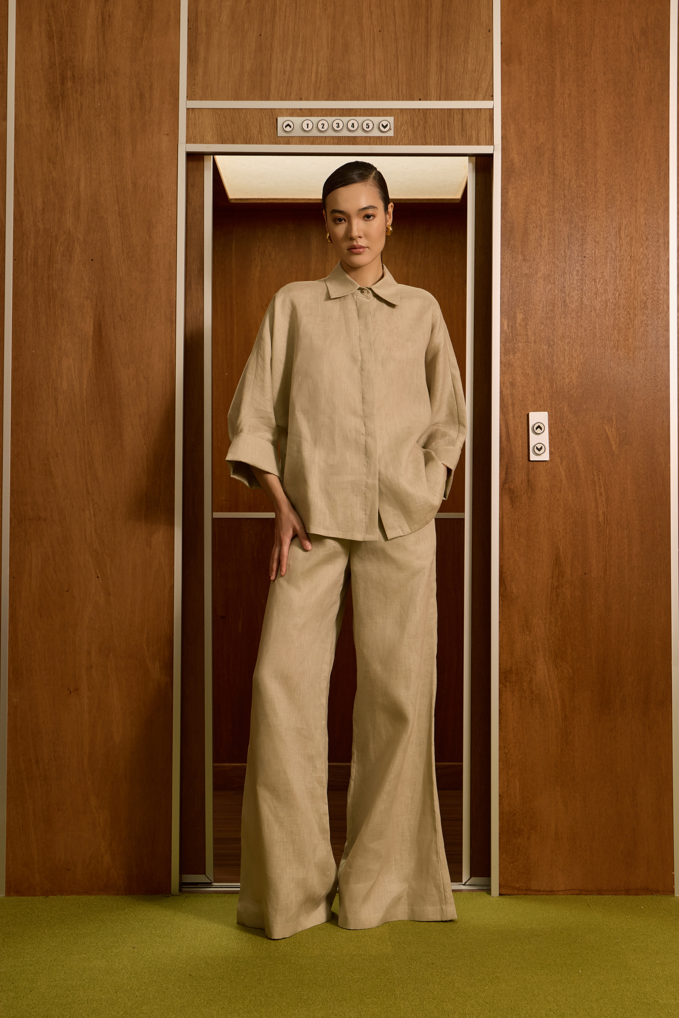 Marsha Shirt -  Beige