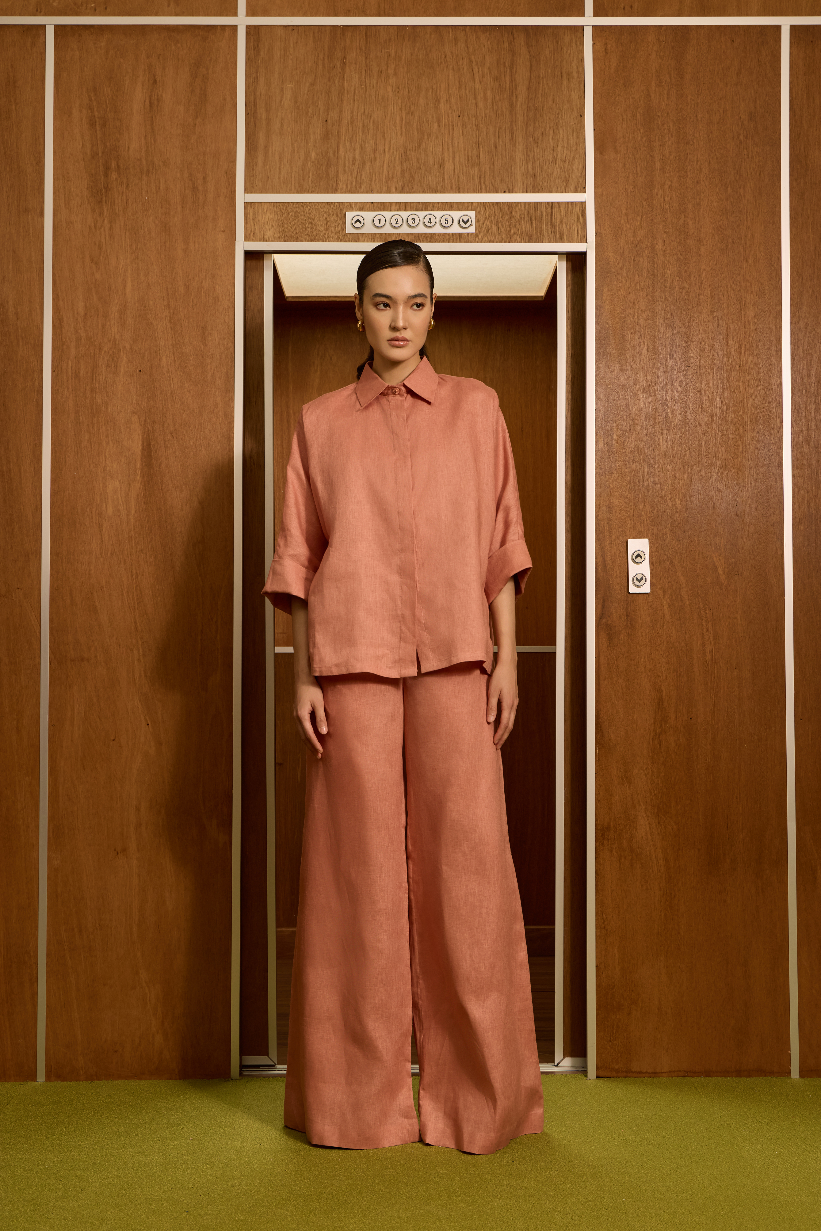 Marsha Shirt - Fresh Salmon