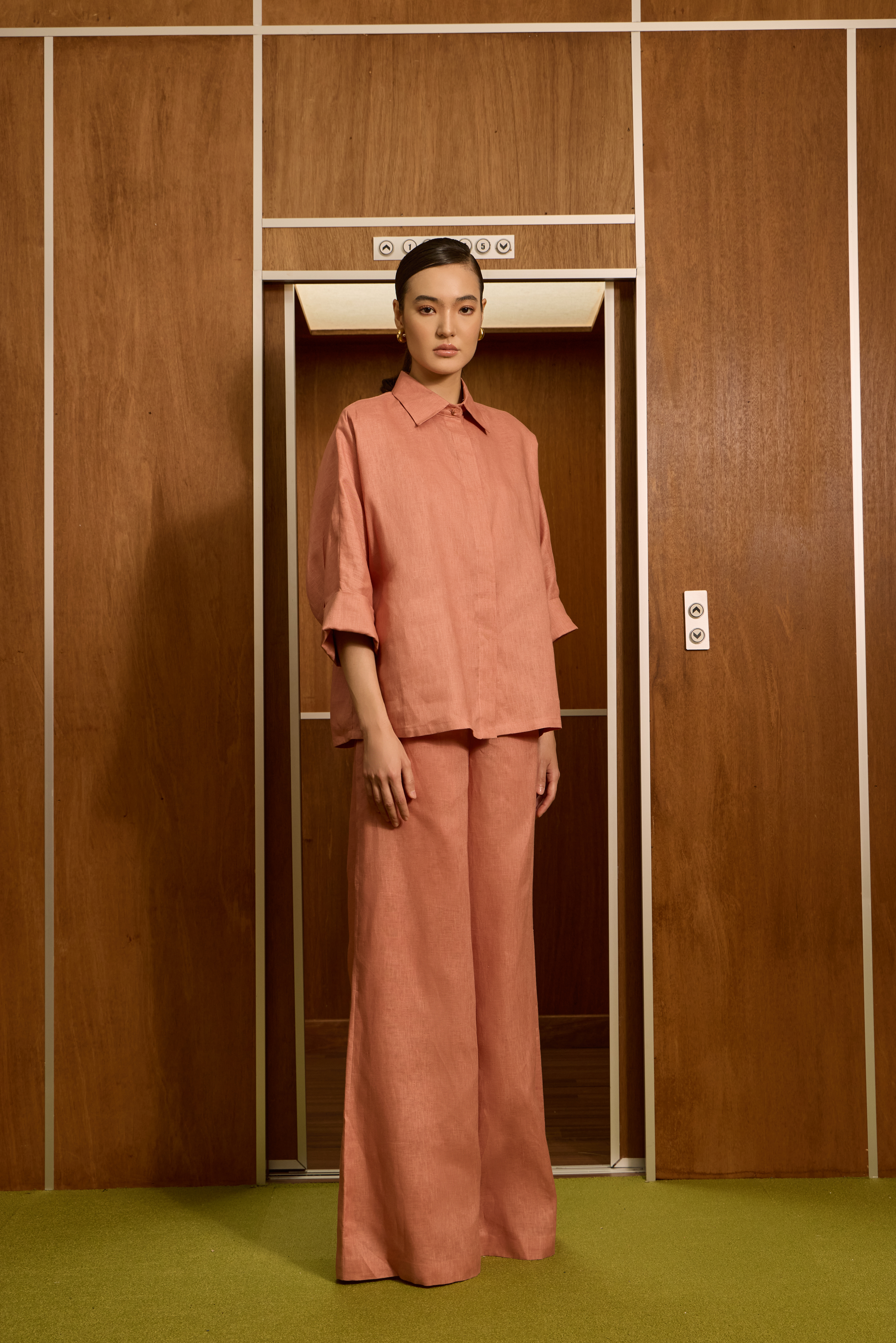 Marsha Shirt - Fresh Salmon