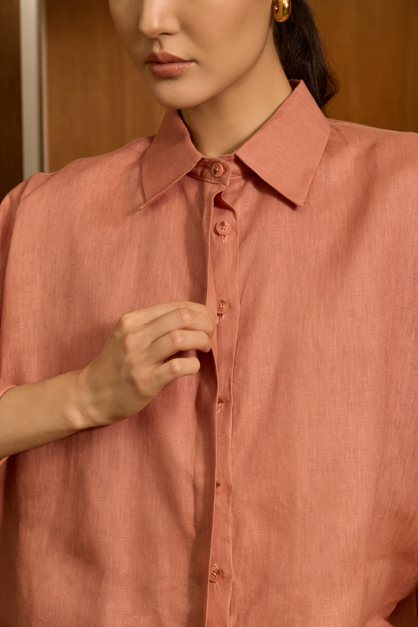 Marsha Shirt - Fresh Salmon
