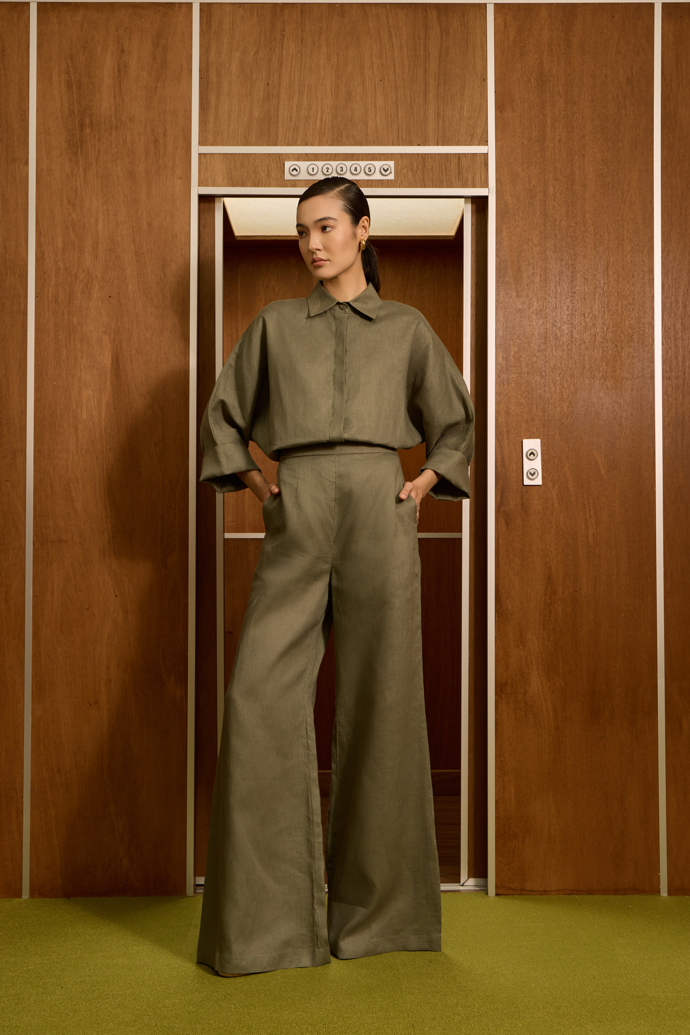 Marsha Pants - Dusty Olive