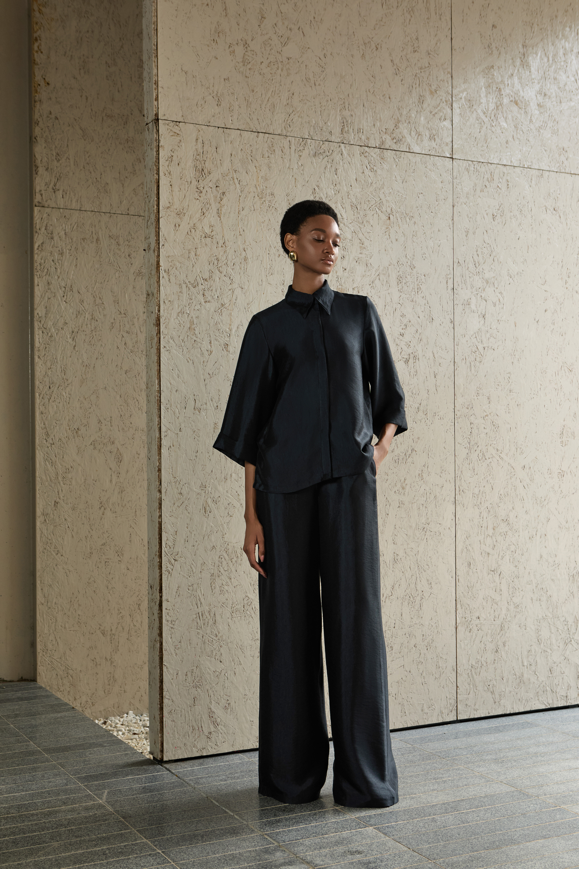 Sandra Pants - Blue Black