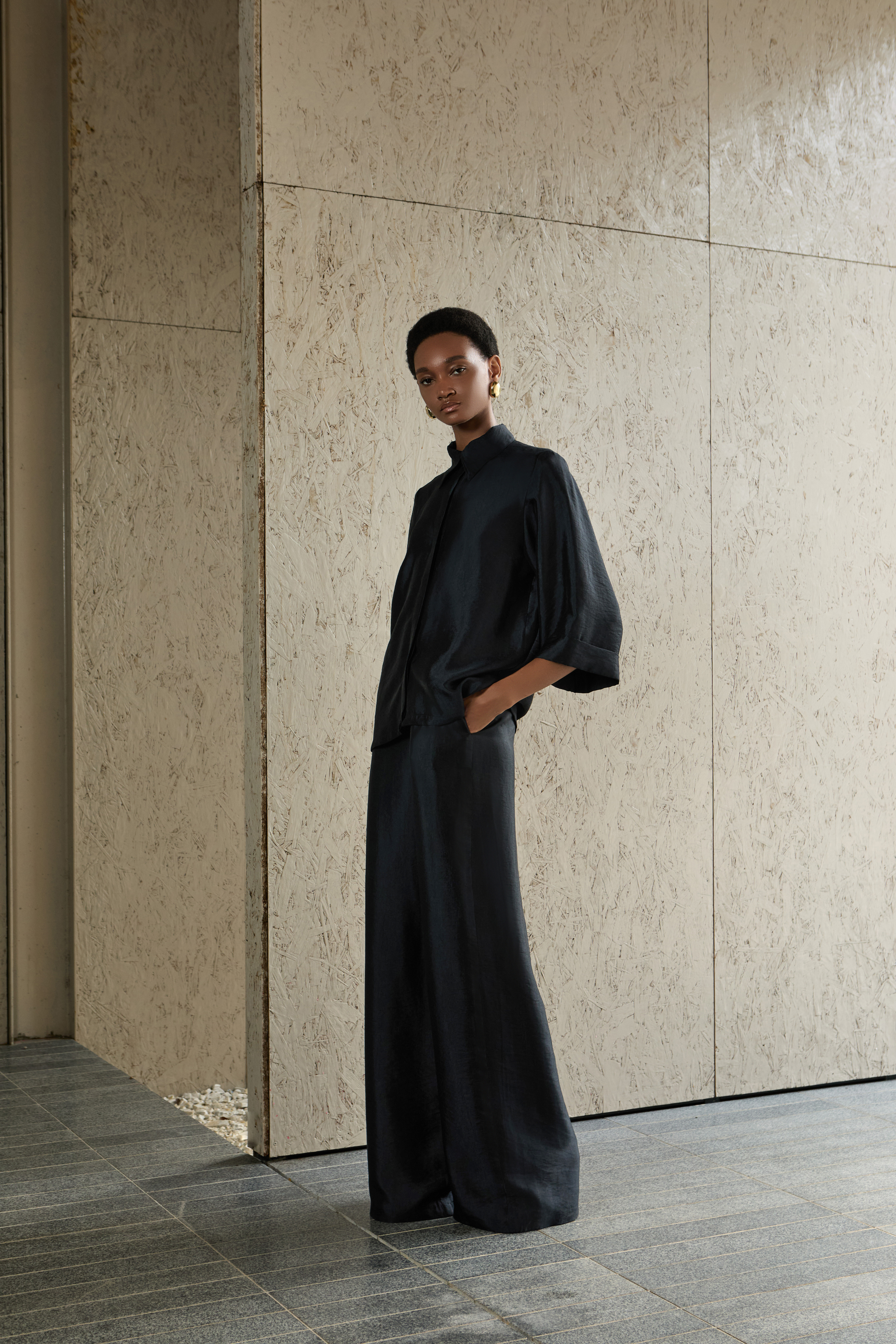 Sandra Pants - Blue Black