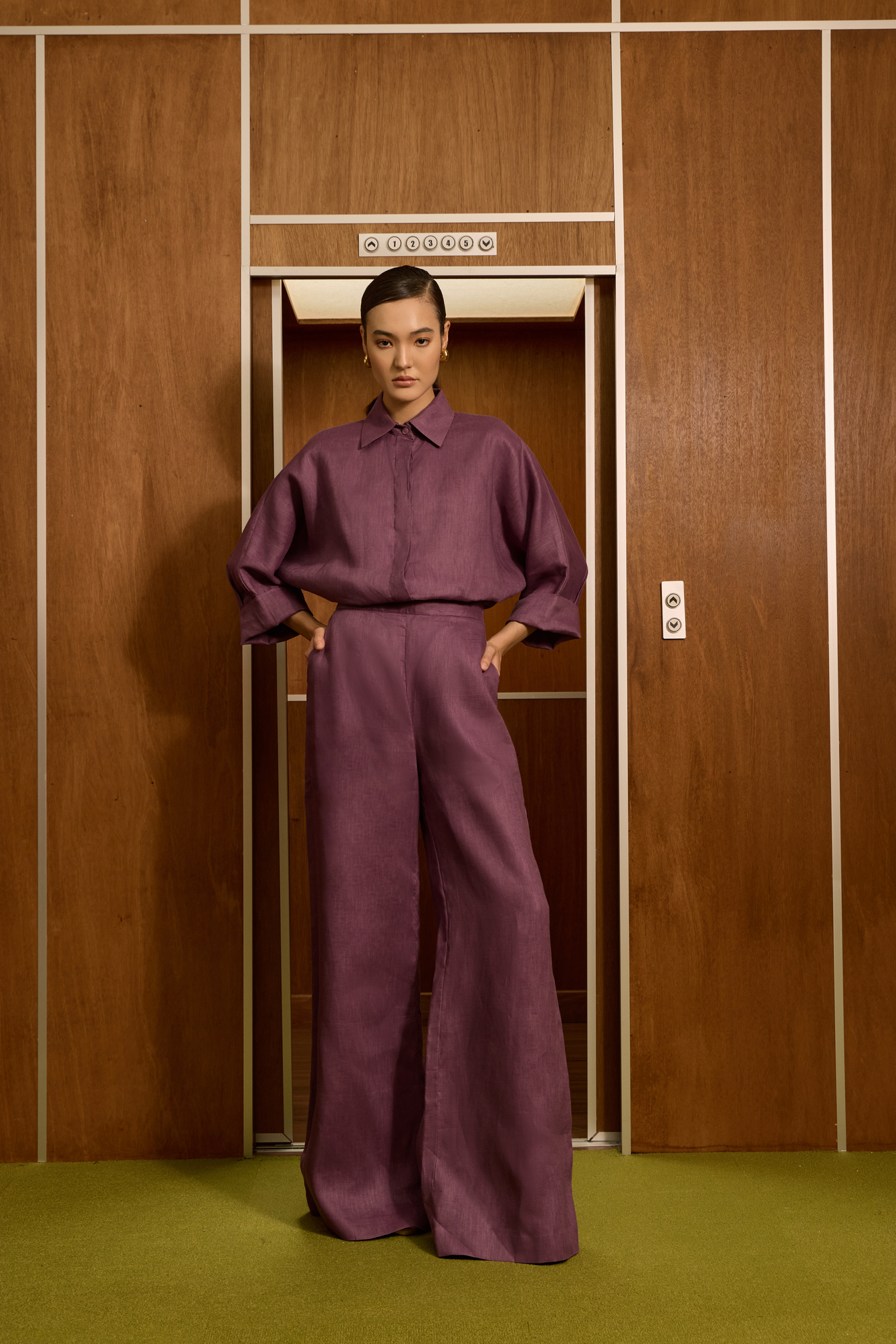 Marsha Pants - Dusty Plum