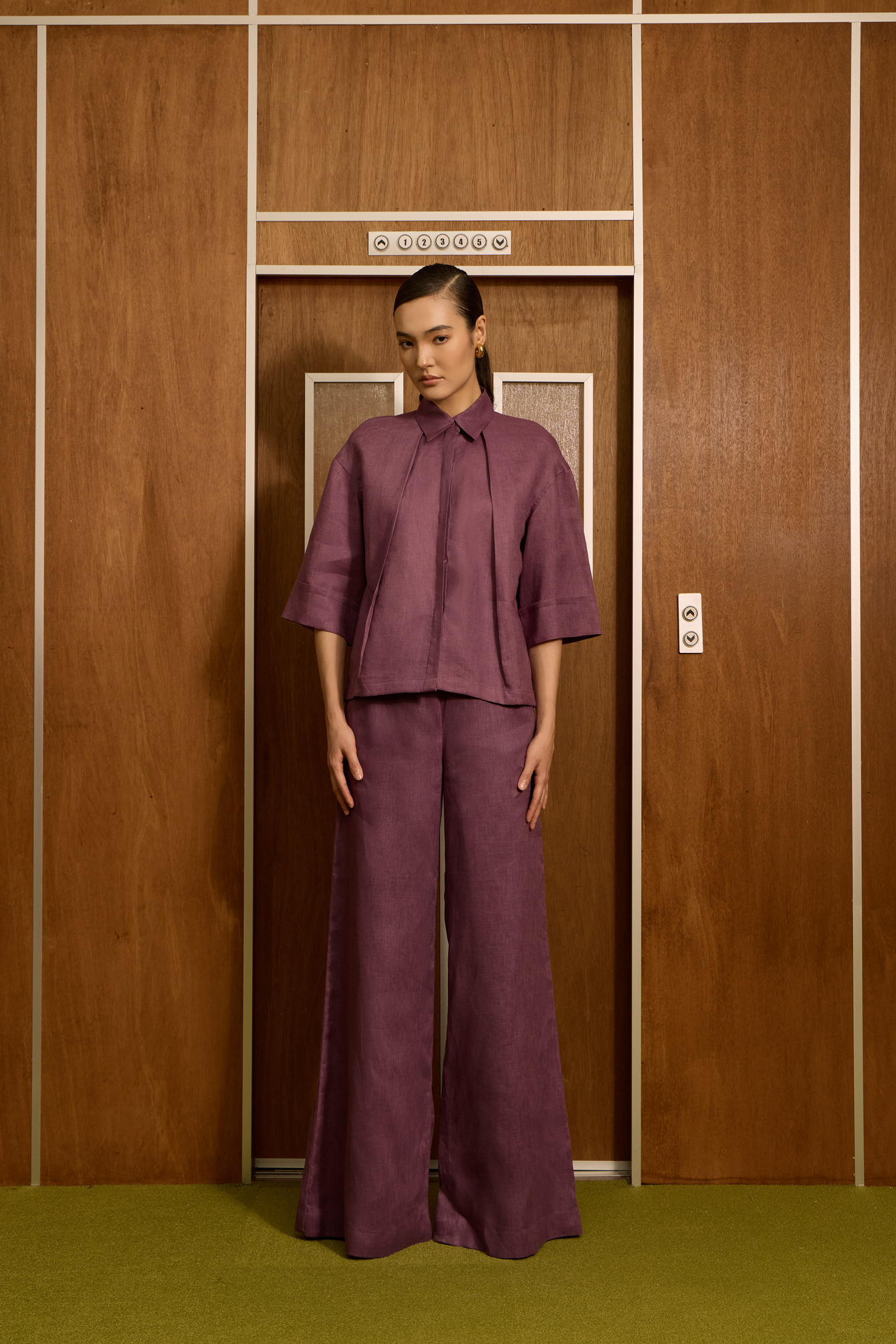 Sade Shirt -  Dusty Plum