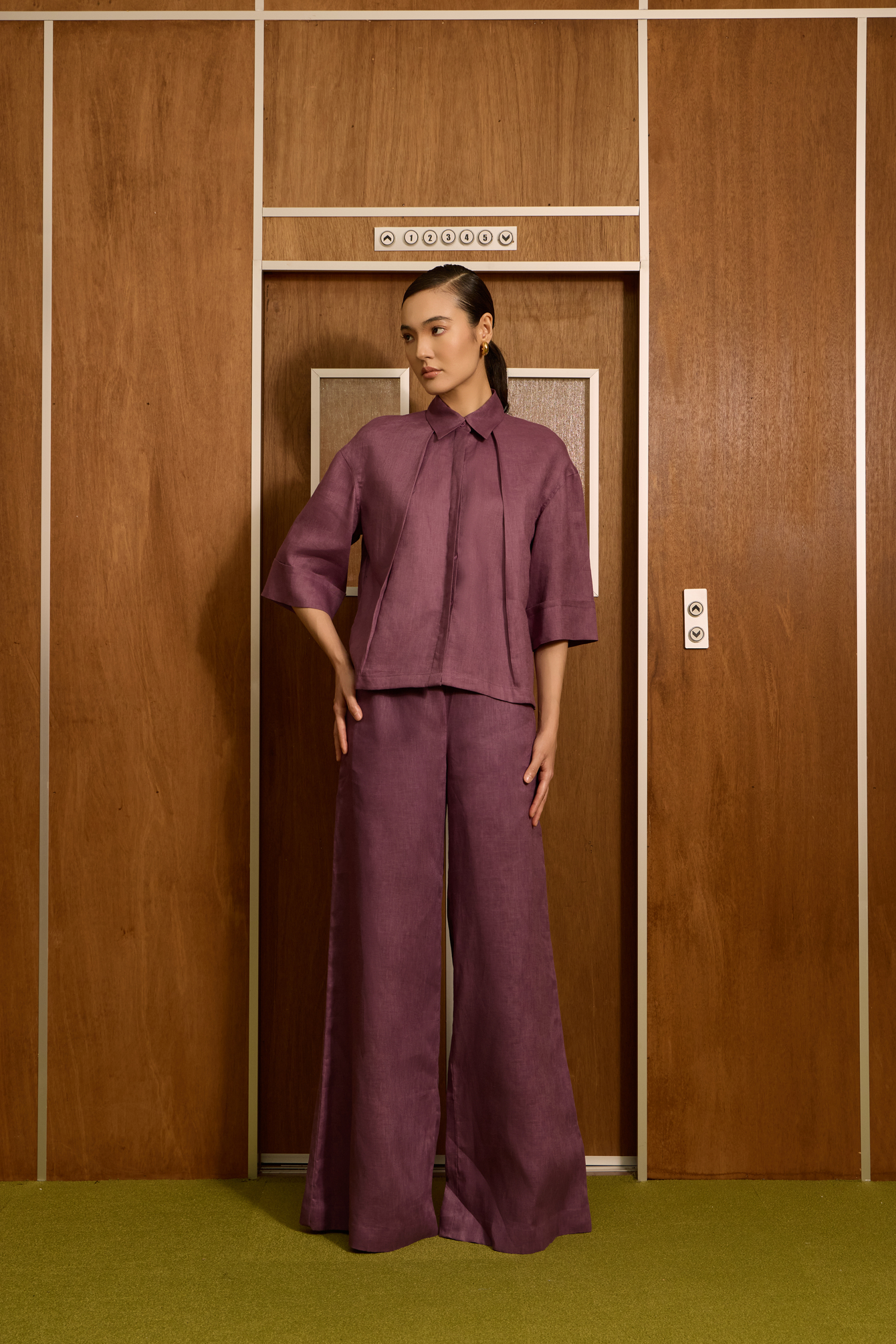 Sade Shirt -  Dusty Plum