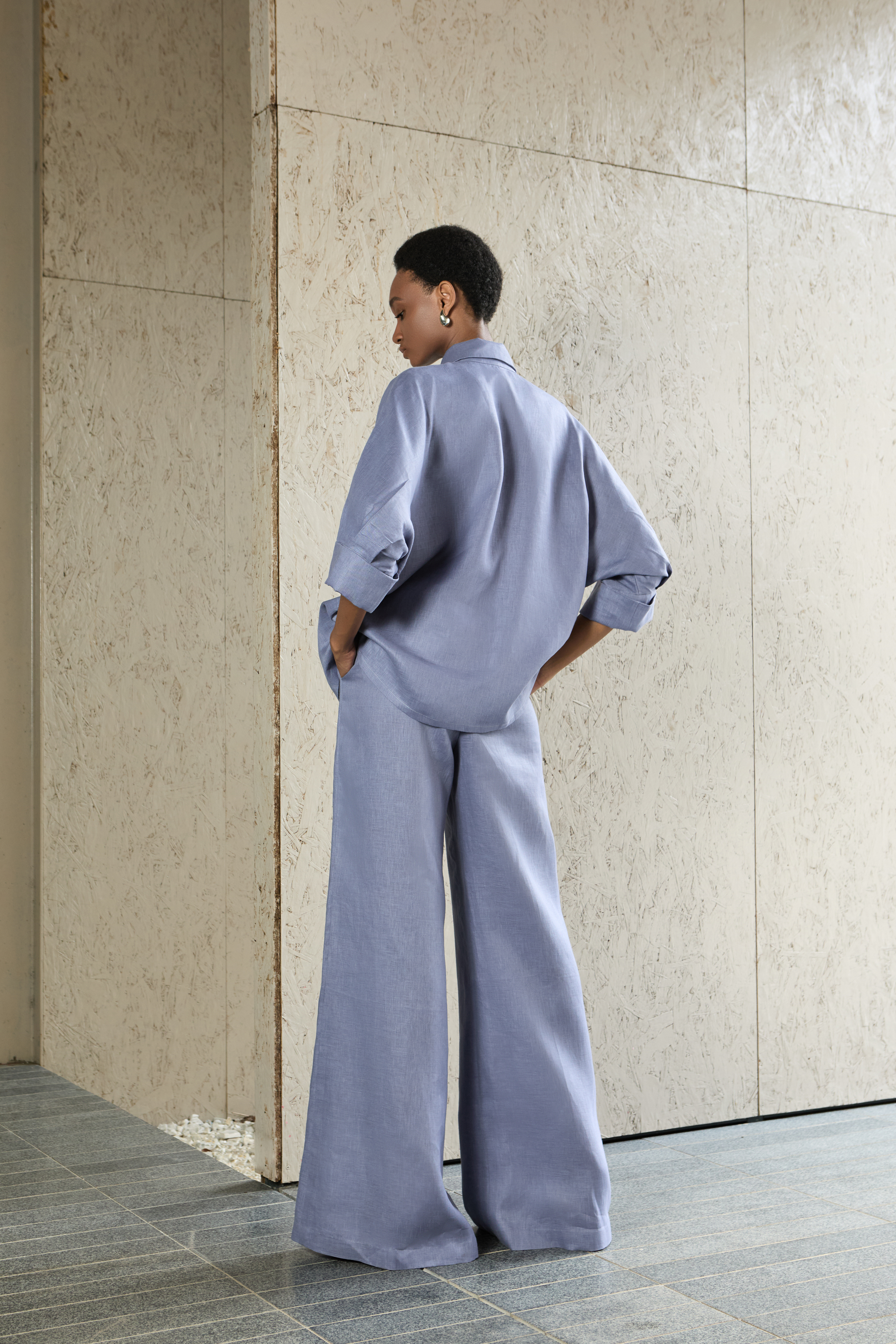 Marsha Pants - Deep Periwinkle