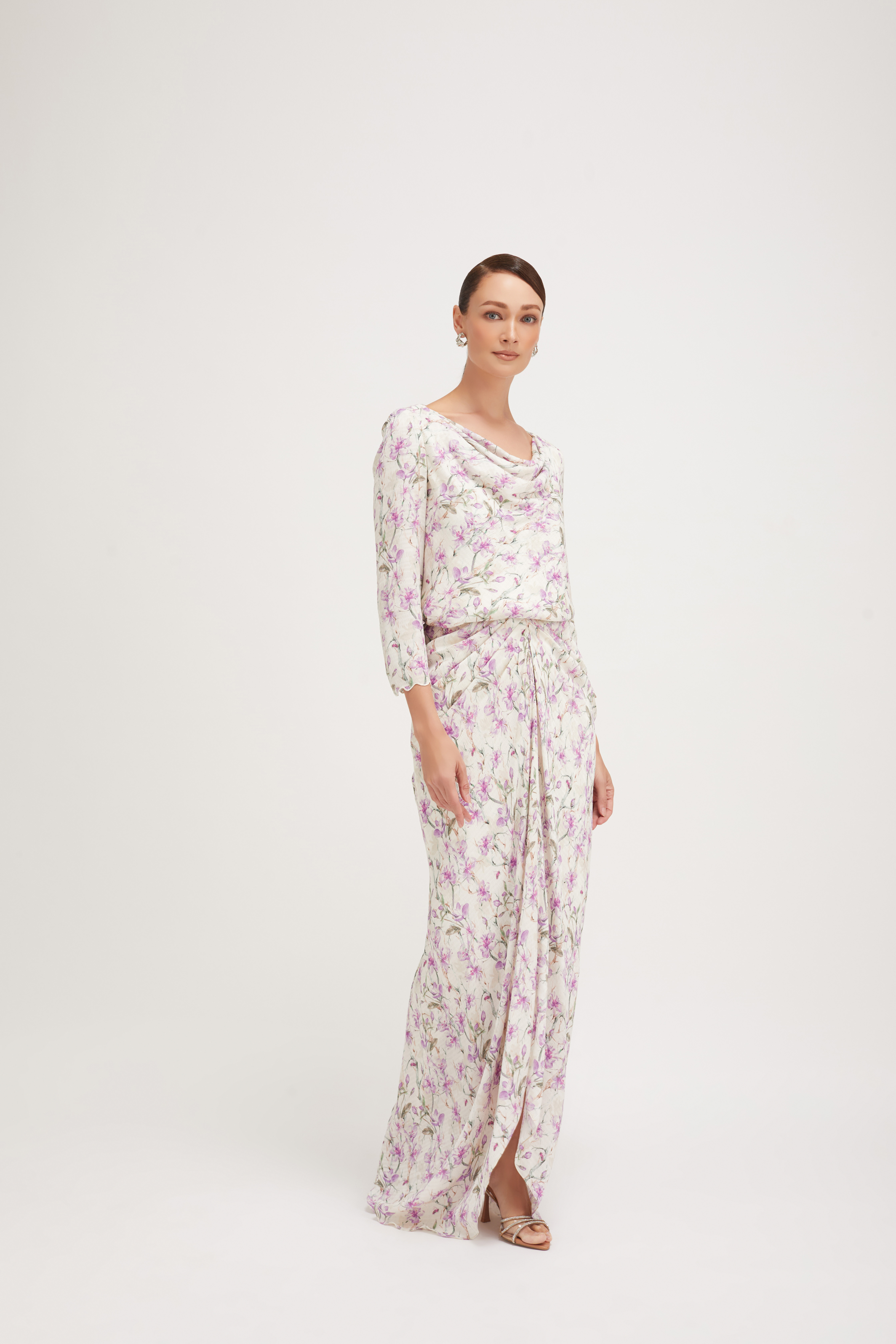 Ivy - White & Mulberry